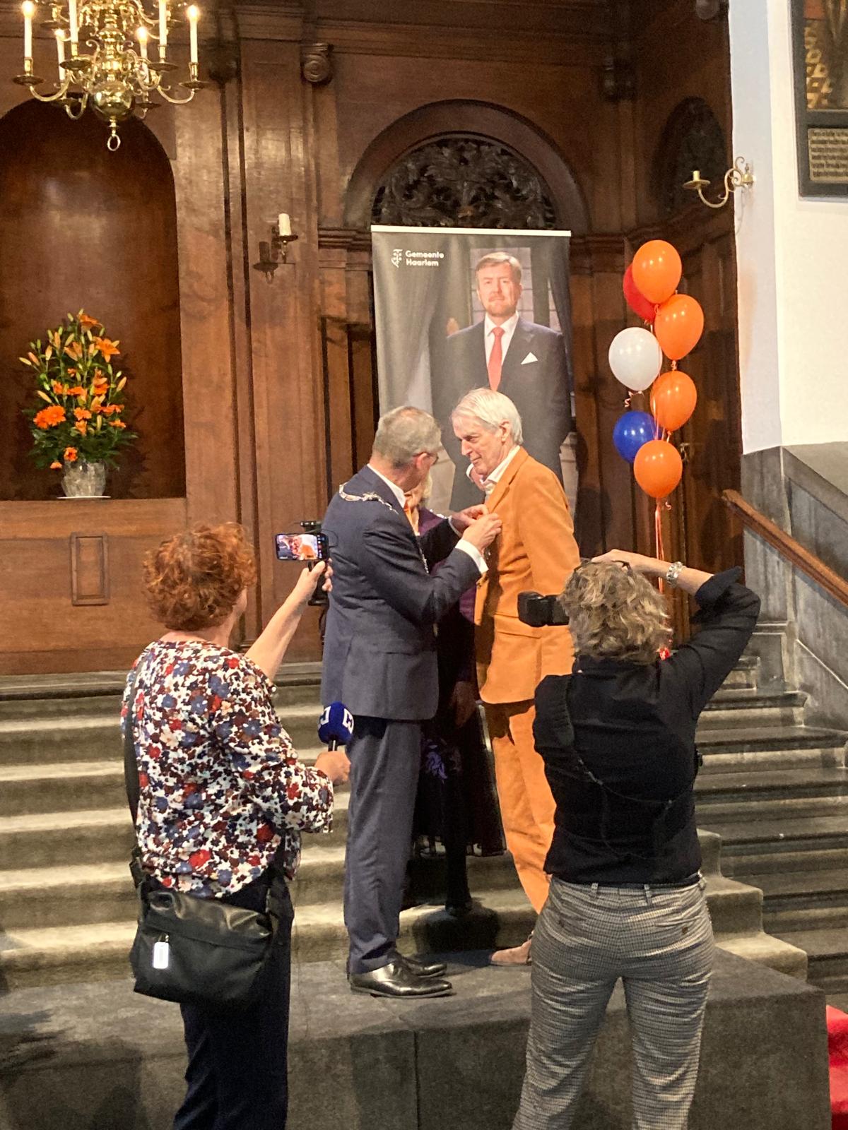 Raimond Dufour, voorzitter Stichting Drugsbeleid, benoemd tot Ridder in de Orde van Oranje-Nassau